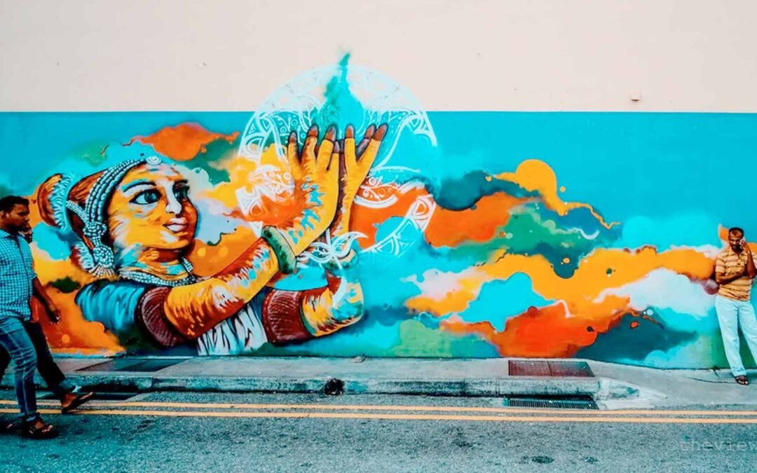 Discover the Vibrant Street Art of Little India, Singapore